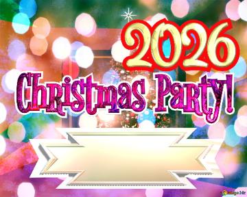 Christmas Party! 2026   Artificial Christmas Tree