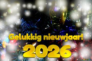Gelukkig Nieuwjaar! 2026  Whimsical Winter Holiday Christmas Magic
