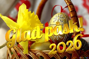 Glad påsk! 2026  Easter background