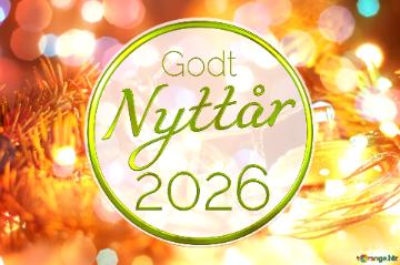 Godt Nyttår 2026    vánoční osvětlení