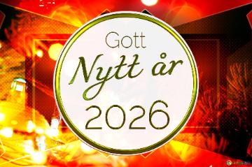 Gott Nytt år 2026    Noel ışıkları