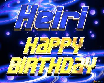   Happy Birthday Heiri   Technology Background