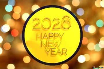 Happy    New         Year 2026   Christmas Background