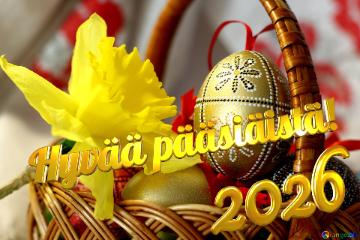 Hyvää Pääsiäistä! 2026  Easter Background