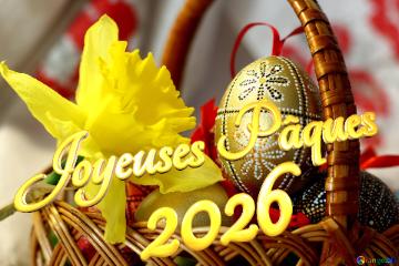 Joyeuses Pâques 2026  Easter background