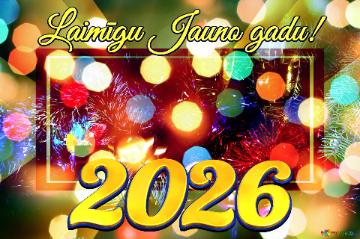 Laimīgu Jauno Gadu! 2026  Winter Wonderland Christmas Holiday Beauty