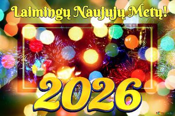 Laimingų Naujųjų Metų! 2026  Winter Wonderland Christmas Holiday Beauty