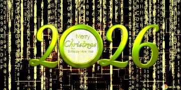 Merry & Happy New Year Christmas  2   26   pattern matrix