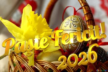 Paşte Fericit! 2026  Easter background