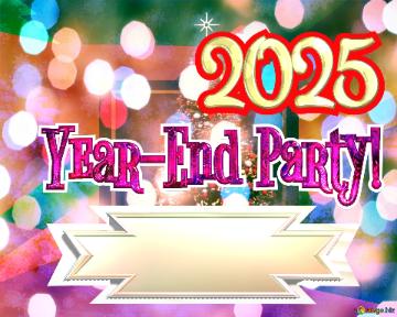 Year-End Party! 2025   Artificial Christmas Tree