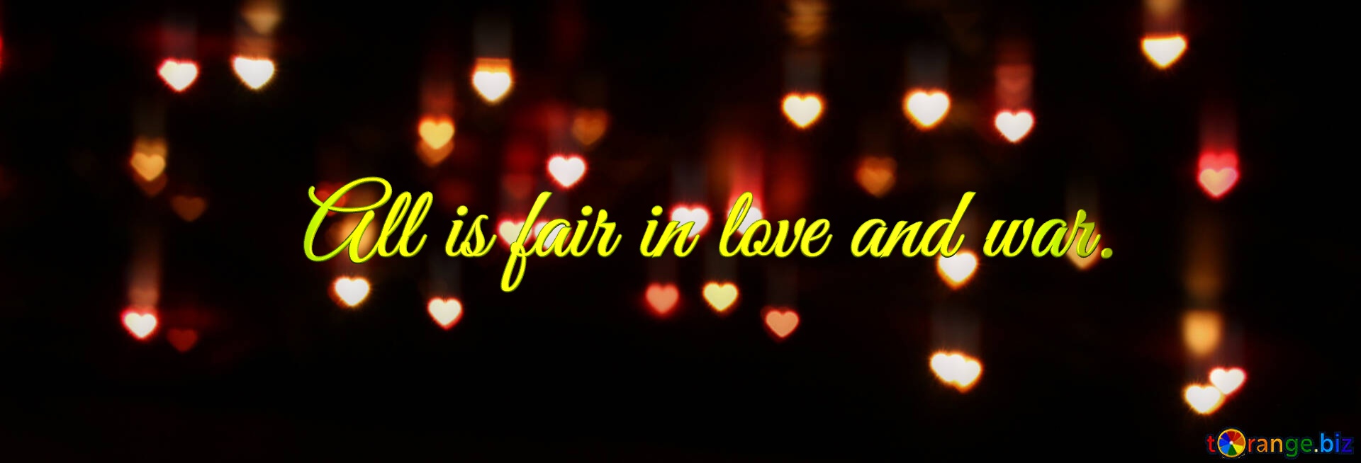 Cover for Facebook   All is fair in love and war. Hearts cover on Facebook №37853