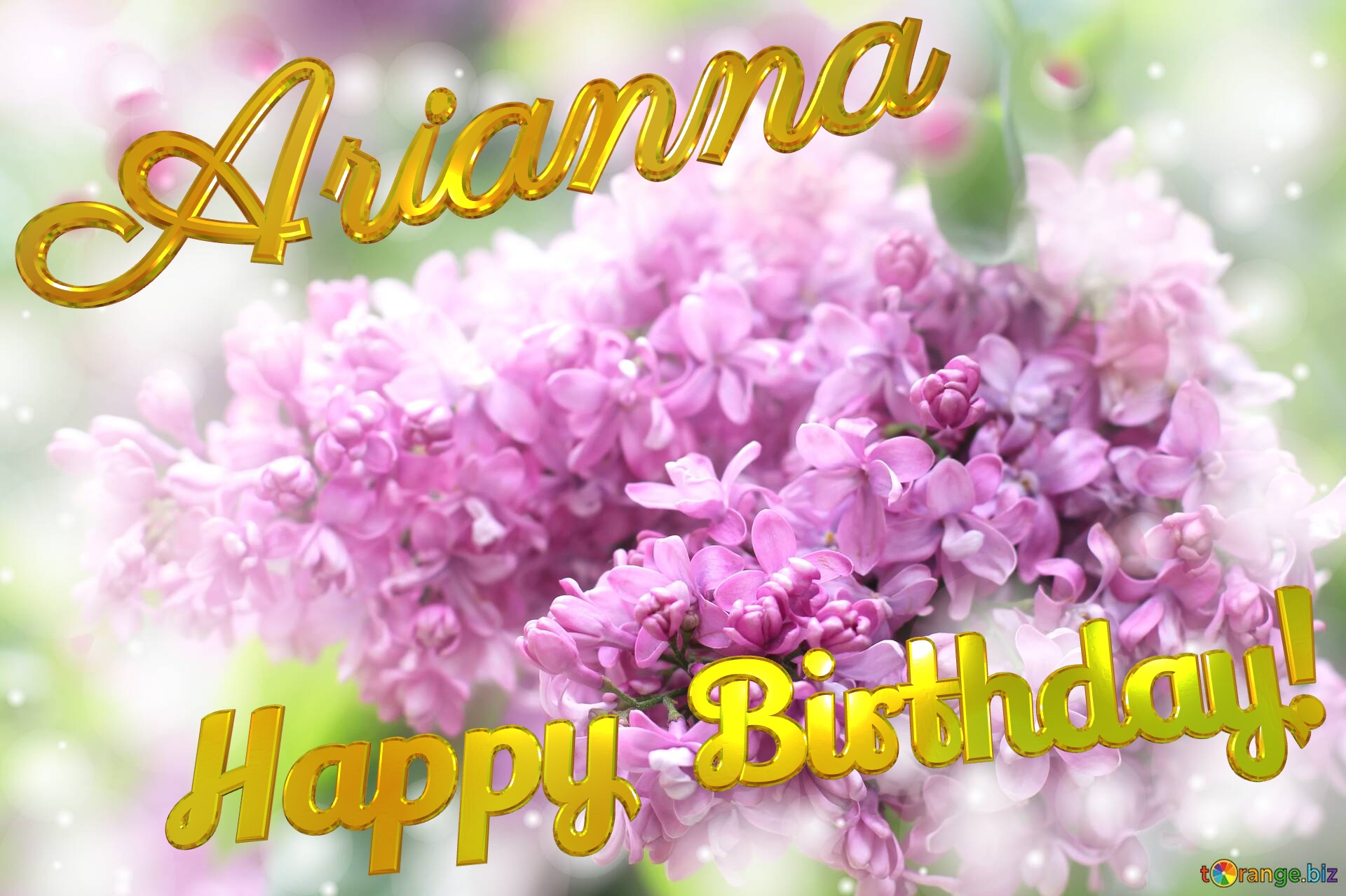 Arianna Happy Birthday! Lilac №0
