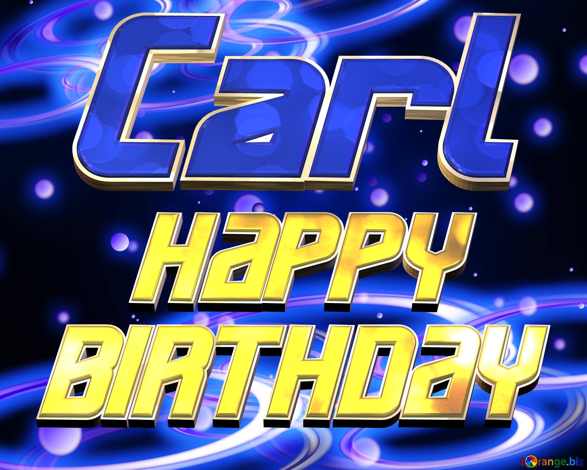 Carl Space Happy Birthday! Technology background №54919