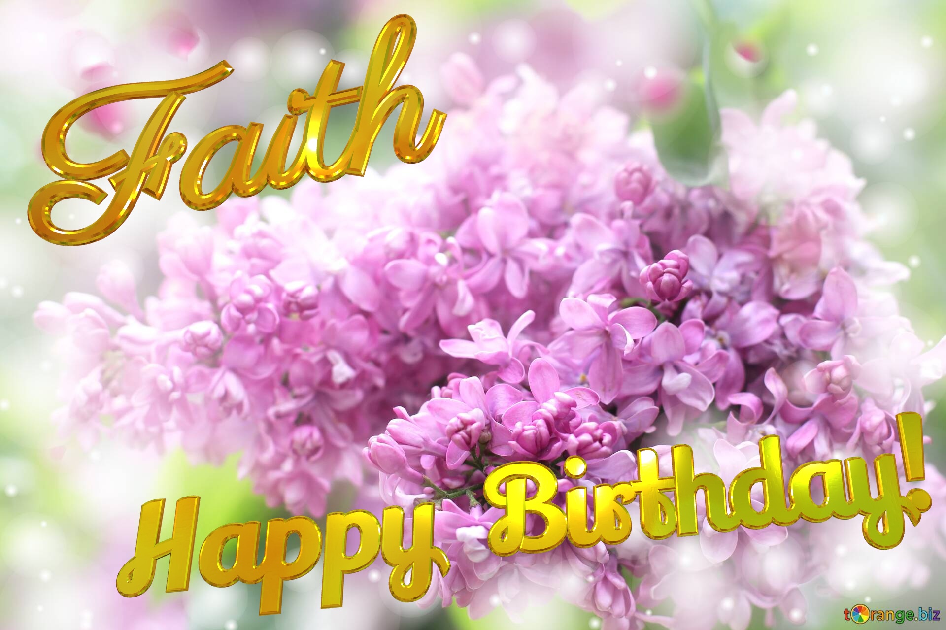 Faith Happy Birthday! Lilac №0
