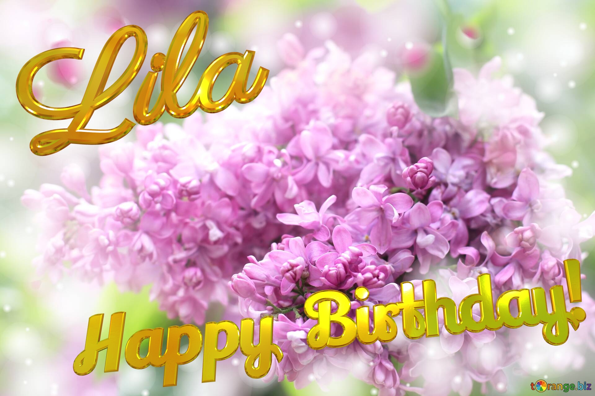 Lila Happy Birthday! Lilac №0