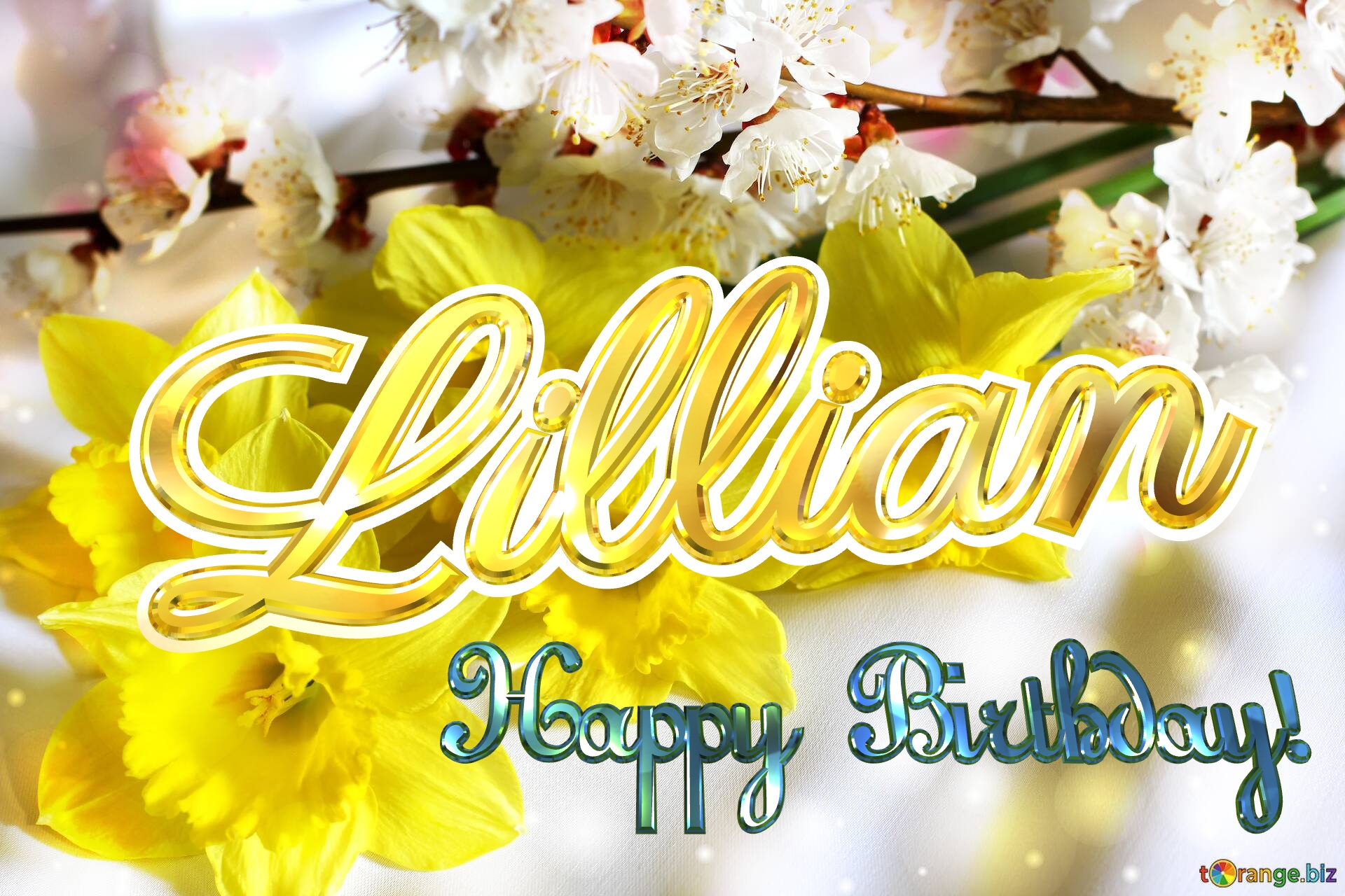 Lillian Happy Birthday! Spring flowers bouquet №0