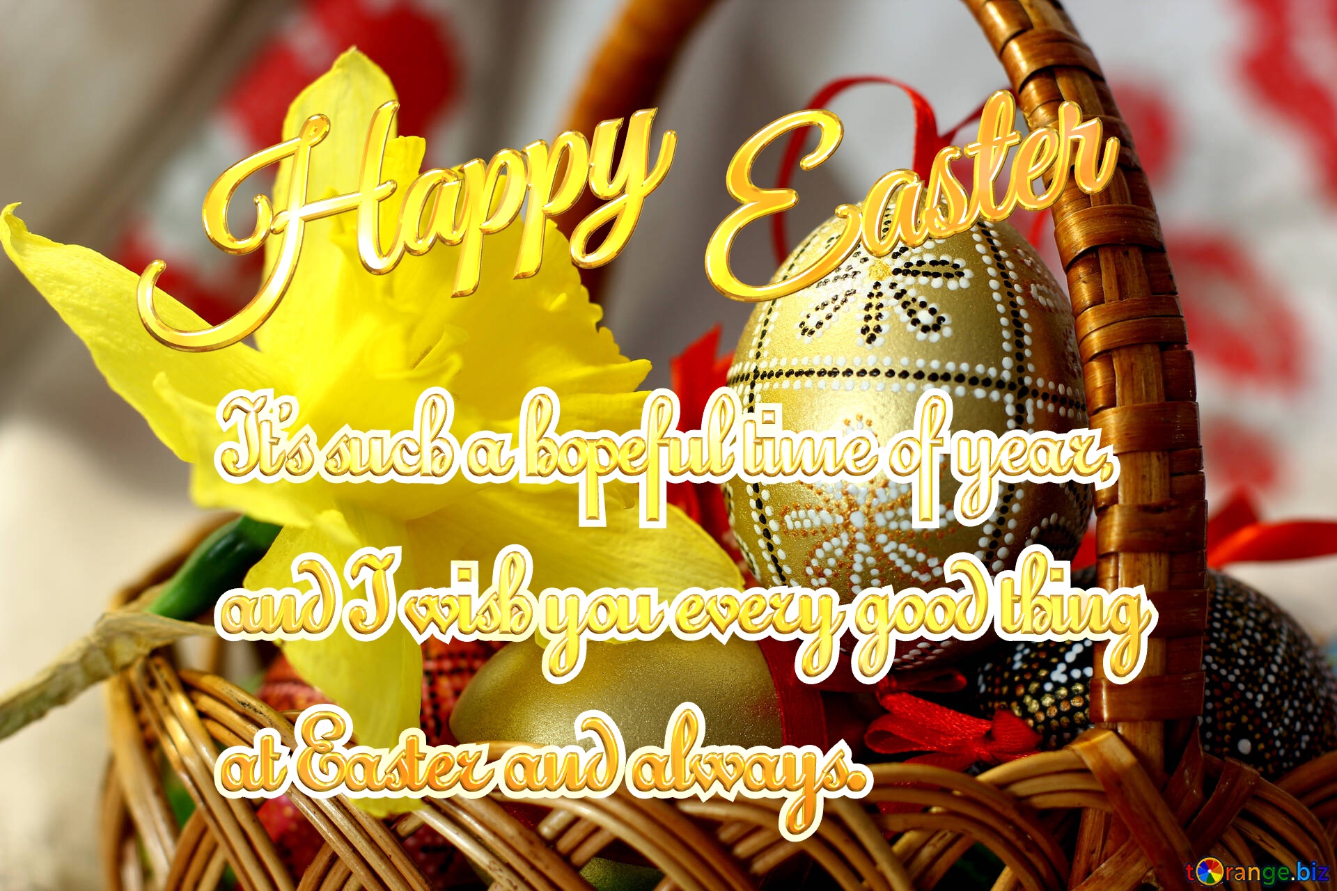 Easter Wishes Easter background №29693