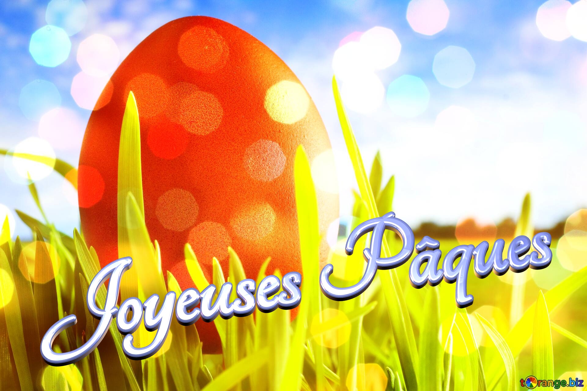 Joyeuses Pâques   Easter background №0