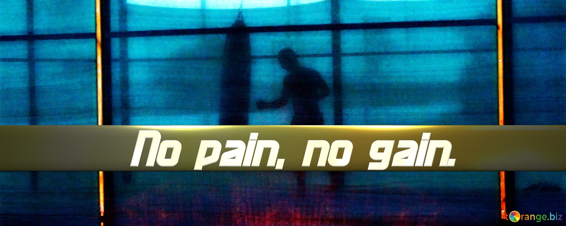 No pain, no gain. Cover for Facebook Cover  boxing training №0