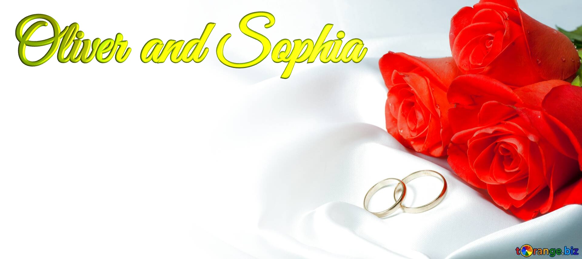 Oliver and Sophia  Invitation wedding background №0
