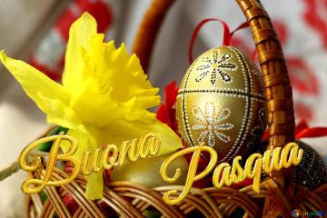 Buona Pasqua Easter Background
