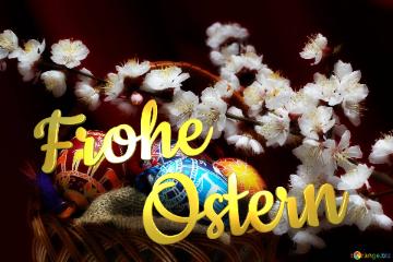 Frohe Ostern Bilder Easter Dark Night Background