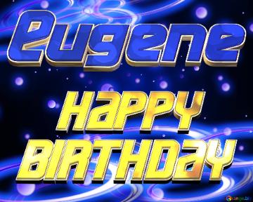 Eugene Space Happy Birthday! Technology Background