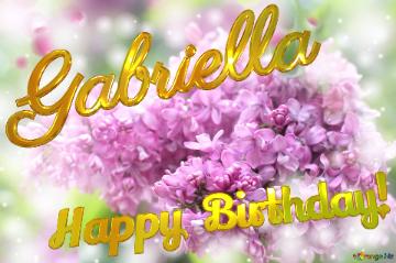 Gabriella Happy Birthday! Lilac