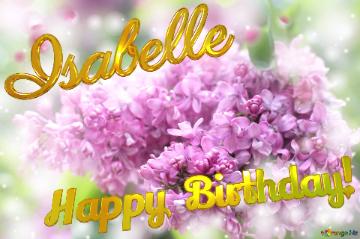 Spring lilac flowers Happy Birthday Card For Birthday!