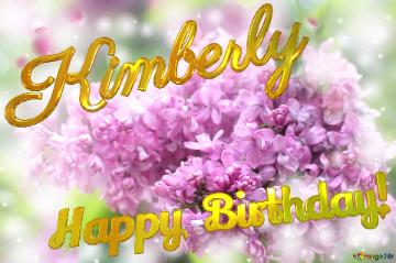 Kimberly Happy Birthday!