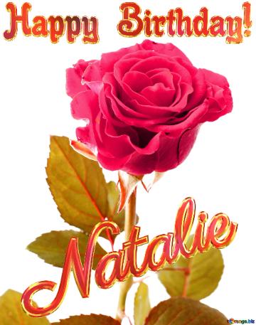 Happy Birthday! Card For Natalie