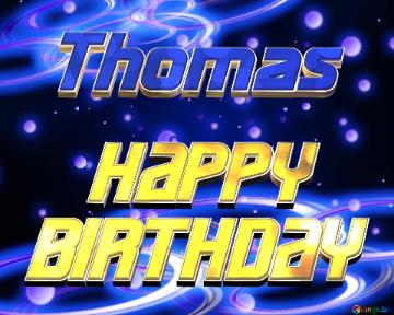 Thomas Space Happy Birthday!