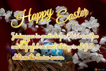 Happy Easter Wishes Easter Desktop Wallpaper