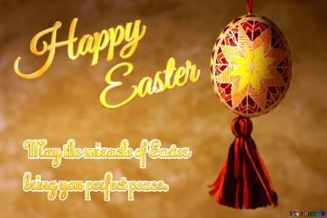Happy Easter Miracle Easter Greetings Background
