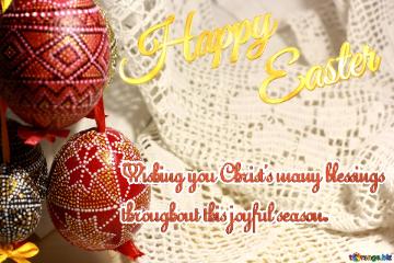 Happy Easter Wishing You. Easter Background