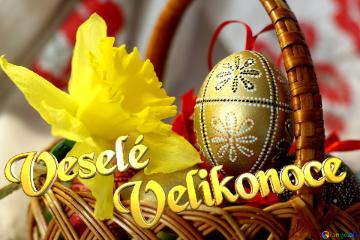 Veselé          Velikonoce  Easter Background