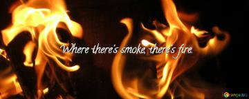 Where there`s smoke, there`s fire. Cover for social network. Facebook, twitwer, instagram ets.