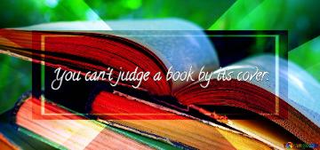 Cover For Facebook   Judge A Book By Cover. Reading Books Powerpoint Website Infographic Template...
