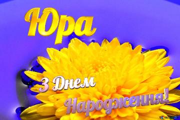 Юра З Днем  Народження! Ukrainian Flower