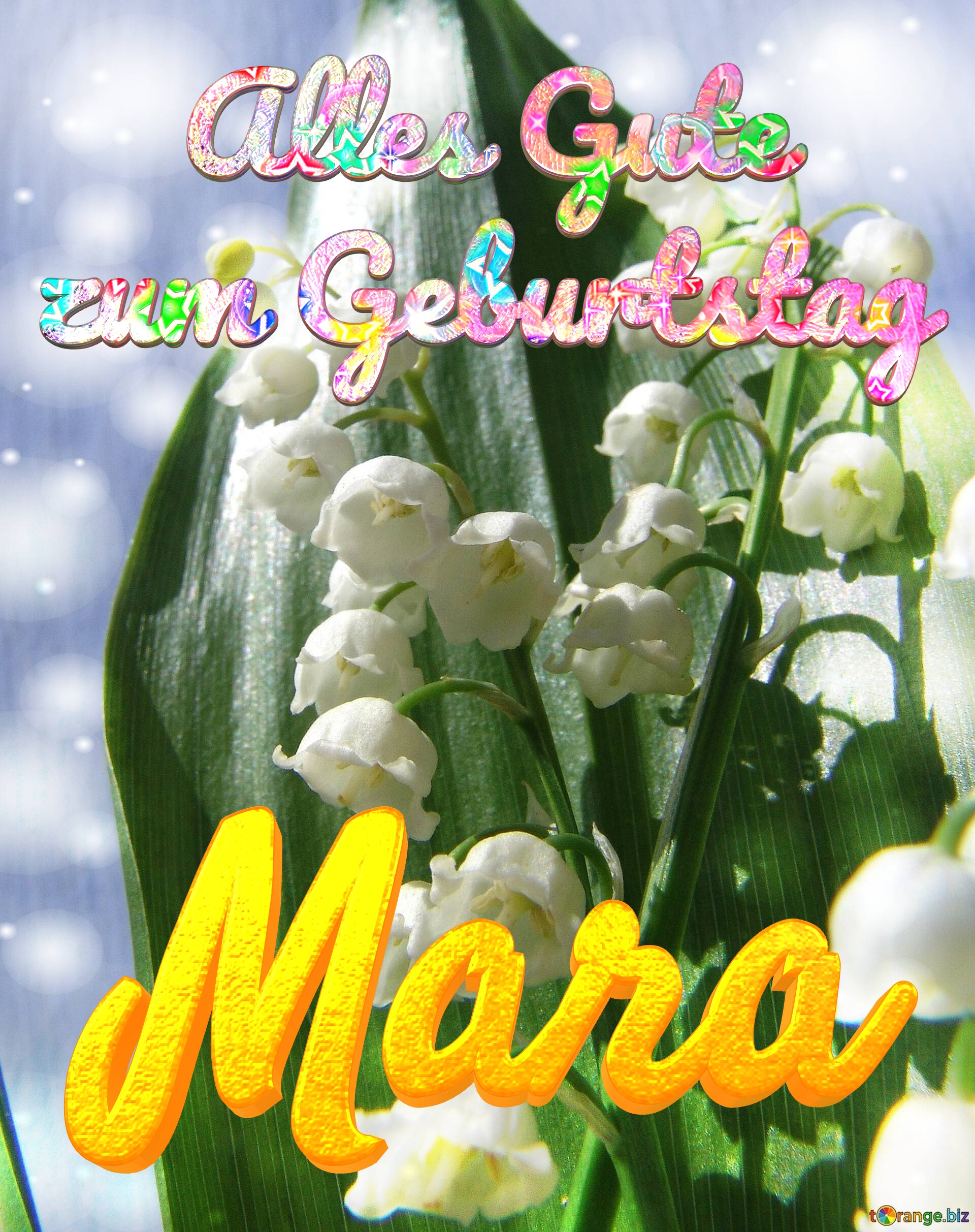 Mara Alles Gute  zum Geburtstag Maiglöckchen №0