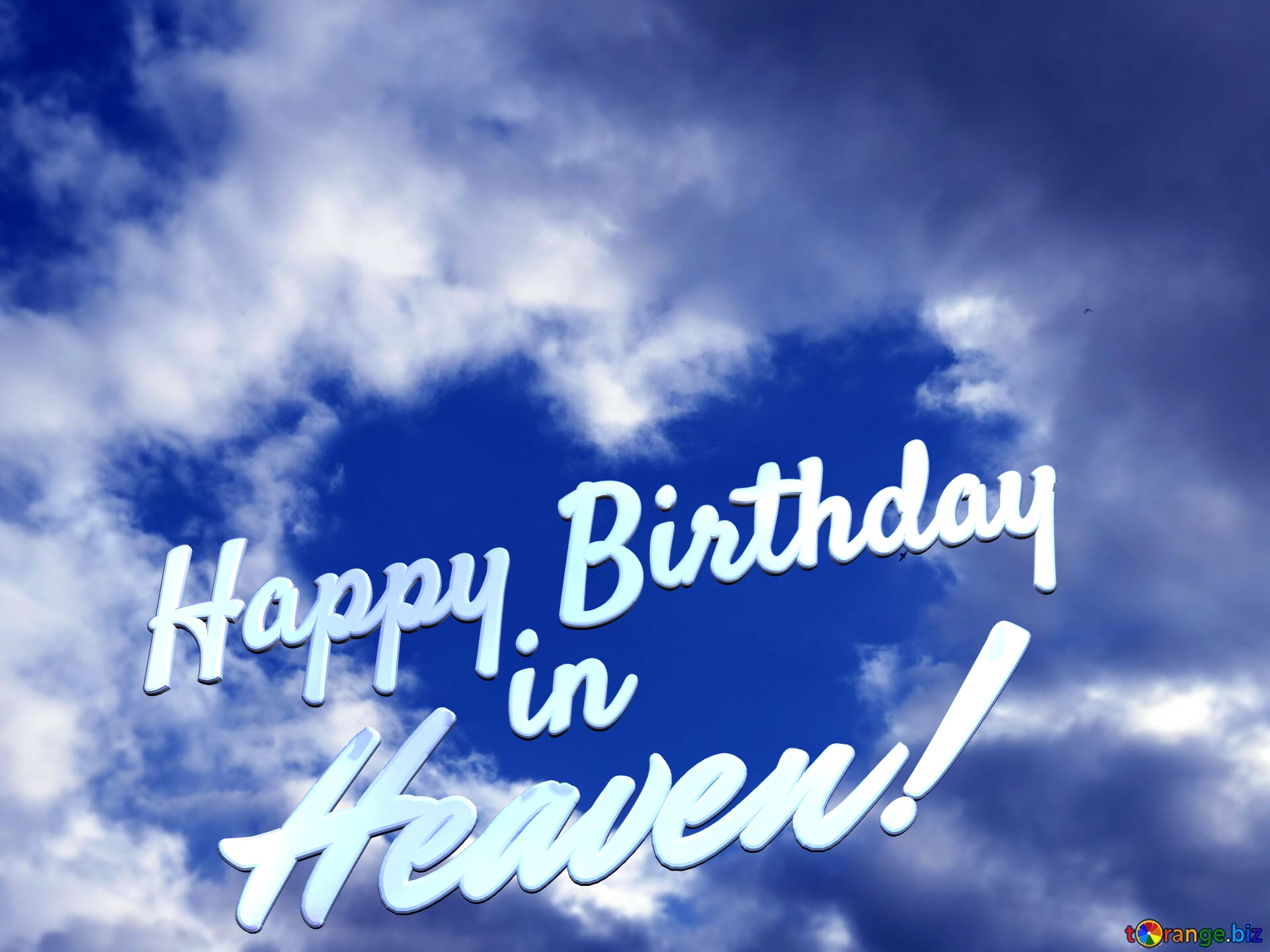 Happy Birthday To Heaven! Free Image - 3545