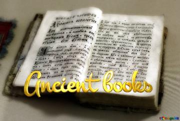 Ancient books illustration