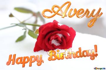 Happy Birthday! Change name Avery