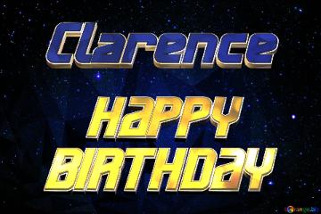 Space Clarence HAPPY BIRTHDAY