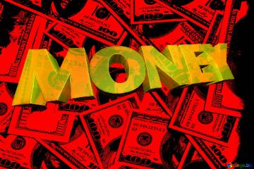 Gold Money Red Background