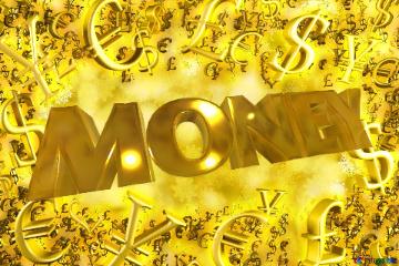 Gold money illustration