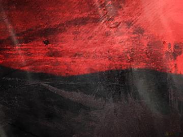 Ukrainian War Flag Red Black