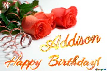 Happy  Birthday! Addison 
