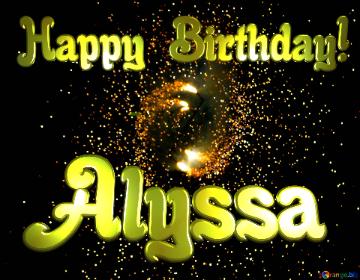 Alyssa Birthday fireworks