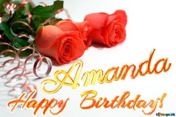 Happy  Birthday! Amanda 